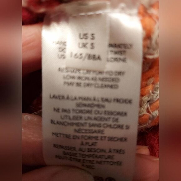 Cozy Maximalist Sweater Free People Chunky Knit Oversized Cowl Neck - Picture 10 of 10